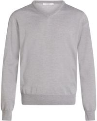 Vneck - Light Sweater Merino Wool - Lyst
