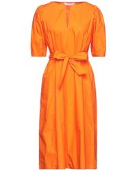 Caractere Midi Dress - Orange