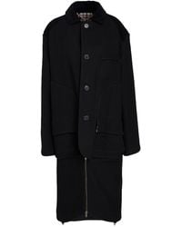 Maison Margiela - Coat Cotton, Wool - Lyst