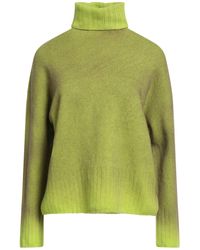 Aragona - Lime Turtleneck Wool, Cashmere - Lyst