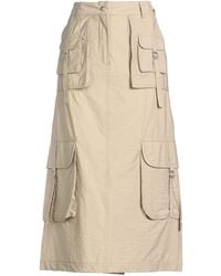 Acne Studios - Midi Skirt Cotton, Nylon - Lyst