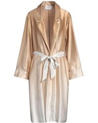 SLEEP NO MORE - Overcoat & Trench Coat Silk - Lyst