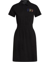 KARL LAGERFELD - Mini Dress Cotton - Lyst