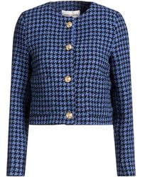 Rebel Queen - Azure Jacket Polyester, Wool - Lyst