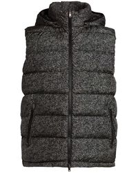 Herno - Charcoal Vest Polyamide - Lyst