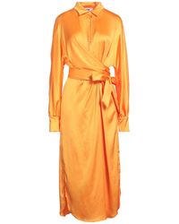 MSGM - Midi Dress - Lyst