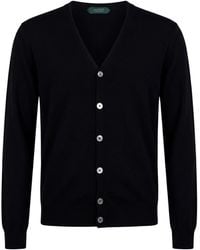 Zanone - Cardigan Virgin Wool, Polyamide - Lyst