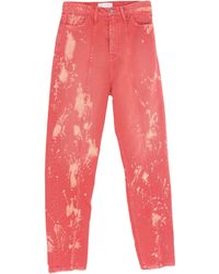 Tre by Natalie Ratabesi Denim Trousers - Red