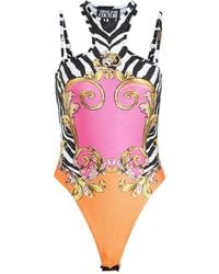 Versace Jeans Couture - Bodysuit Polyester, Elastane - Lyst