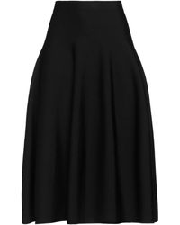 The Row - Midi Skirt Viscose, Polyester, Polyamide, Elastane - Lyst