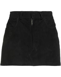 DFOUR® - Mini Skirt Leather - Lyst