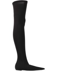 Dolce & Gabbana - Stretch Jersey Thigh-High Boots - Lyst