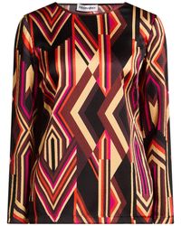 Leonard Paris - Top Silk, Elastane - Lyst