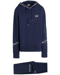 EA7 - Tracksuit Cotton, Elastane - Lyst