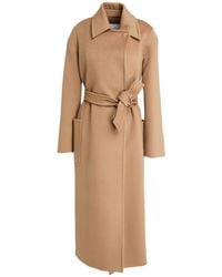 Max Mara - Camel Coat Cashmere - Lyst
