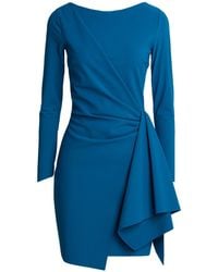 La Petite Robe Di Chiara Boni - Deep Mini Dress Polyamide, Elastane - Lyst