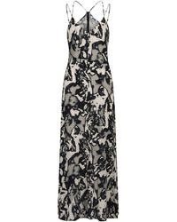 Grifoni - Maxi Dress Silk - Lyst