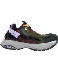 Versace - Military Sneakers Leather, Textile Fibers - Lyst