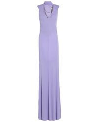 Elisabetta Franchi - Maxi Dress Viscose - Lyst