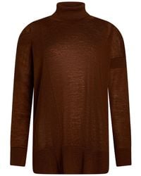 Manila Grace - Turtleneck Acrylic, Wool, Viscose - Lyst