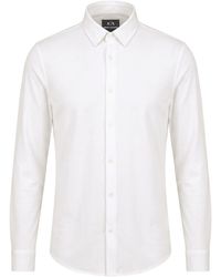 ARMANI EXCHANGE - Shirt Cotton, Elastane - Lyst