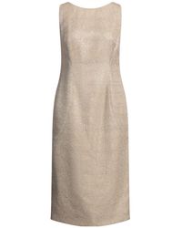 Fely Campo - Midi Dress Polyester, Silk - Lyst