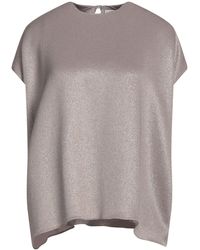 FFORME - Taupe Top Acetate, Viscose, Polyamide - Lyst