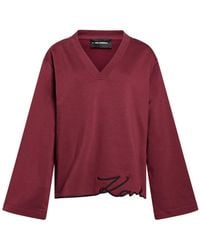 KARL LAGERFELD - Sweatshirt Cotton, Polyester - Lyst