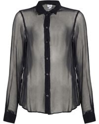 Aspesi - Midnight Shirt Silk - Lyst