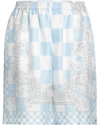 Versace - Sky Shorts & Bermuda Shorts Silk - Lyst