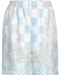 Versace - Sky Shorts & Bermuda Shorts Silk - Lyst