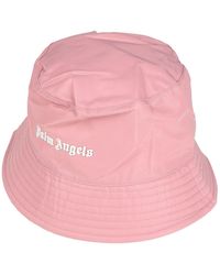 Palm Angels - Lettering Logo Bucket Hat - Lyst