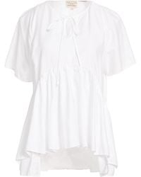 ALESSIA SANTI - Top Cotton - Lyst