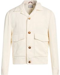 Brunello Cucinelli - Ivory Jacket Silk - Lyst