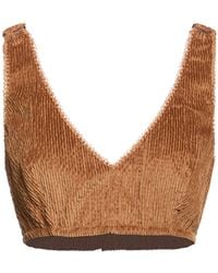 Kristina Ti - Camel Top Cotton, Modal, Elastane - Lyst