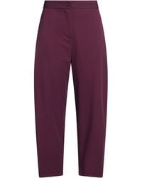 ViCOLO - Plum Pants Polyester, Viscose, Elastane - Lyst