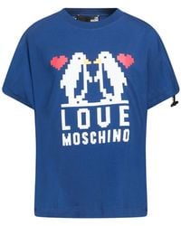 Love Moschino - T-Shirt Cotton, Elastane - Lyst