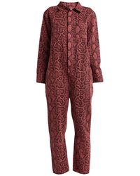 COMBINAISON OLIVIA Coton One Teaspoon en coloris Rouge Femme Vêtements Combinaisons Combinaisons longues 