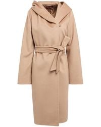 Max Mara - Camel Coat Virgin Wool - Lyst