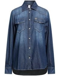 Liu Jo - Denim Shirt Cotton, Lyocell, Modal - Lyst