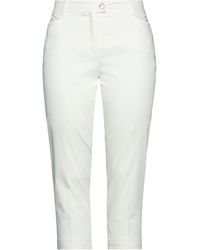 Damen Bekleidung Hosen und Chinos Capri Hosen und cropped Hosen LAgence Leinen HOSE HEATHER in Weiß 