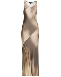 Rag & Bone - Khaki Maxi Dress Viscose, Rayon - Lyst