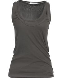 Helmut Lang - Dark Tank Top Lyocell - Lyst