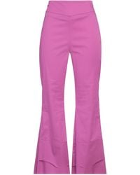 Jijil - Fuchsia Pants Cotton, Polyamide, Elastane - Lyst