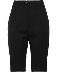 Damen Bekleidung Kurze Hosen Knielange Shorts und lange Shorts Saint Laurent Shorts & Bermudashorts in Schwarz 