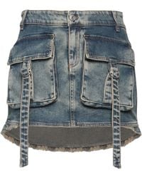 Blumarine - Denim Skirt - Lyst