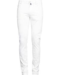 Tramarossa - Ivory Jeans Cotton, Polyester, Elastane - Lyst