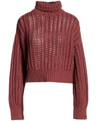 Brunello Cucinelli - Brick Turtleneck Cashmere - Lyst