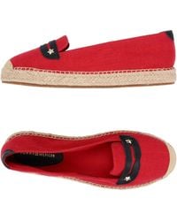 tommy hilfiger flat cotton espadrilles
