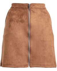 Vila Mini Skirt - Brown